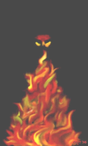 Bonfire from my exhibit Halo Burning